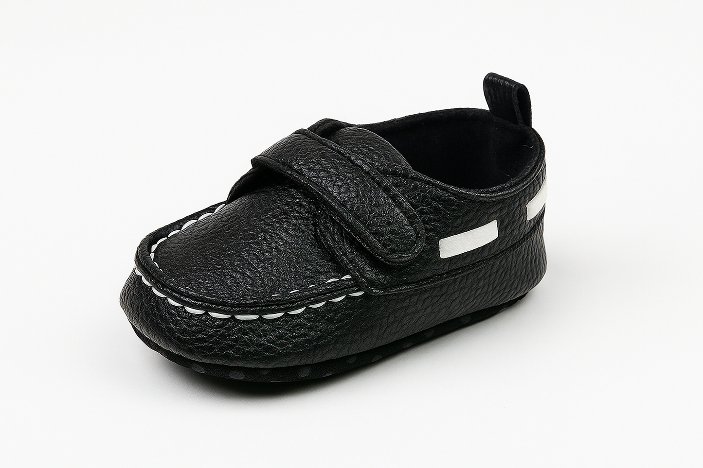 Black Velcro Loafers