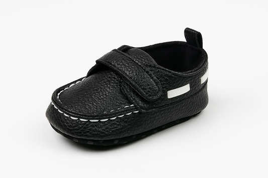 Black Velcro Loafers