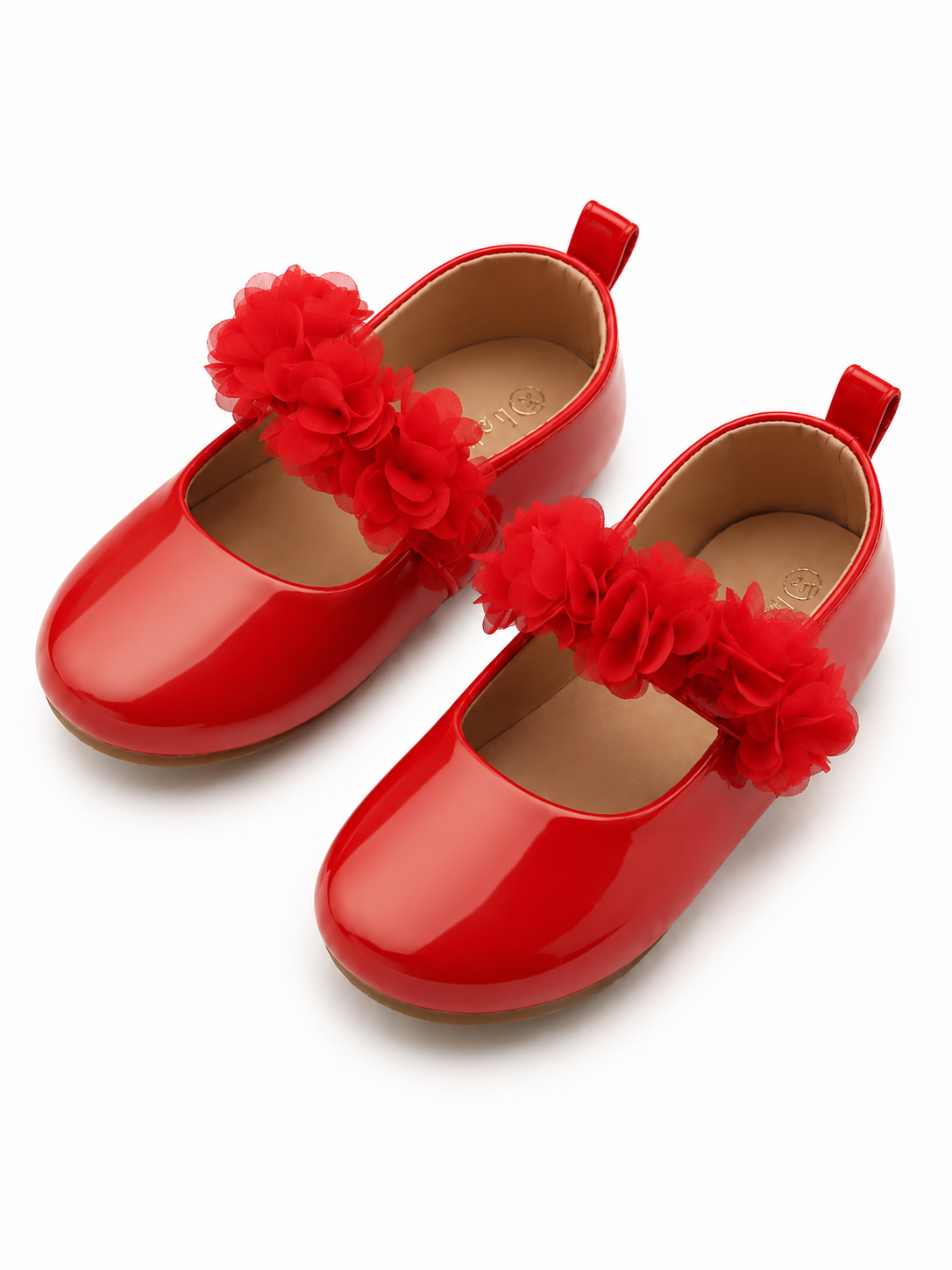 Glossy Red Blossom Ballerina
