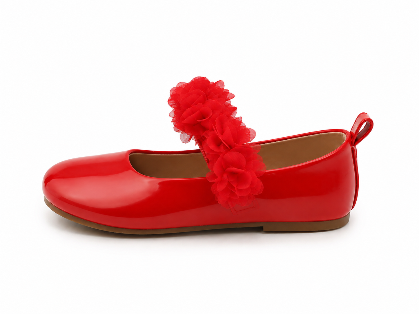 Glossy Red Blossom Ballerina