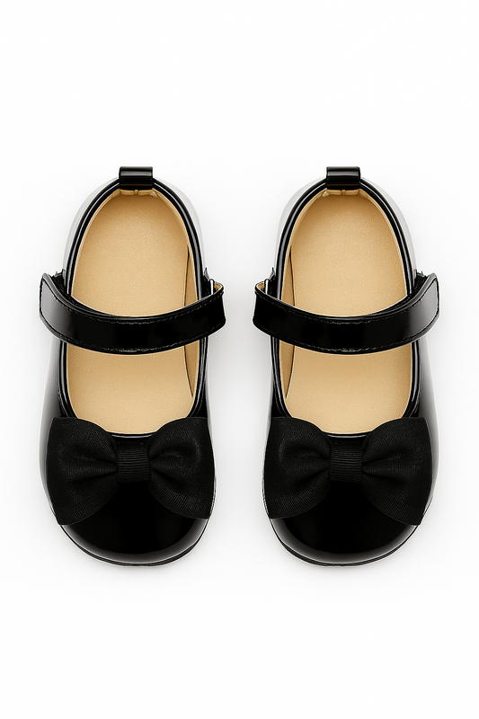 Black Pretty Little Bow Prewalker