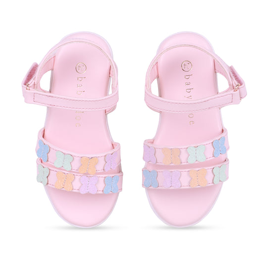 Pink Giselle Butterfly Sandals