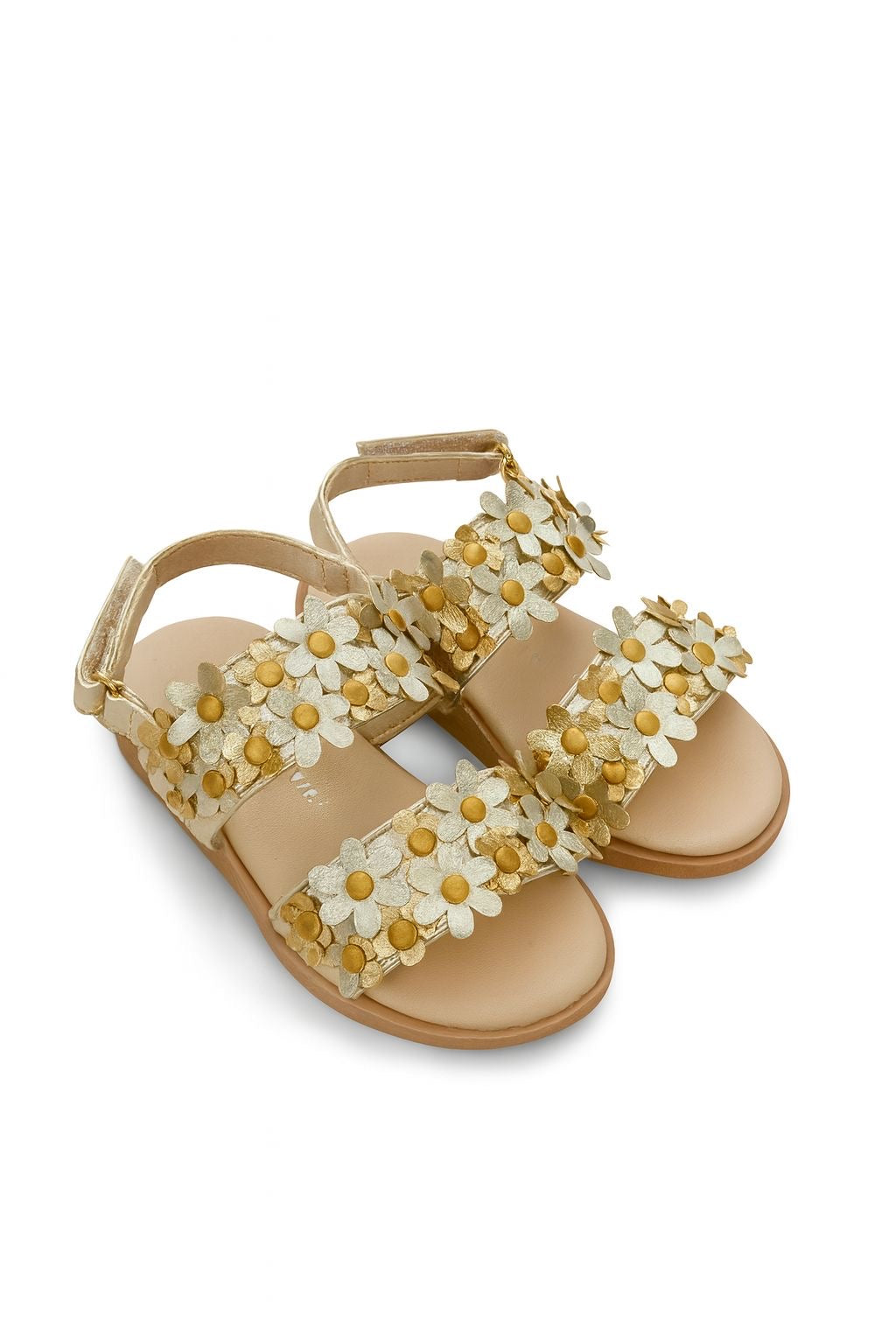 Gold Bloom Sandal