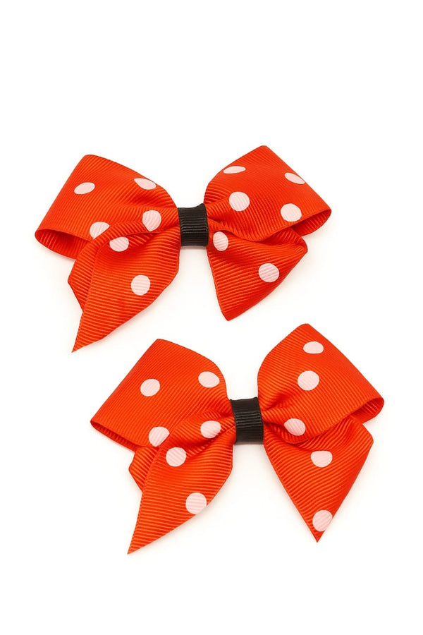 Red Mini Mouse Hair Clips