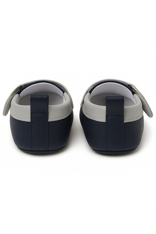 Peterpan Blue & Grey Loafer Prewalker