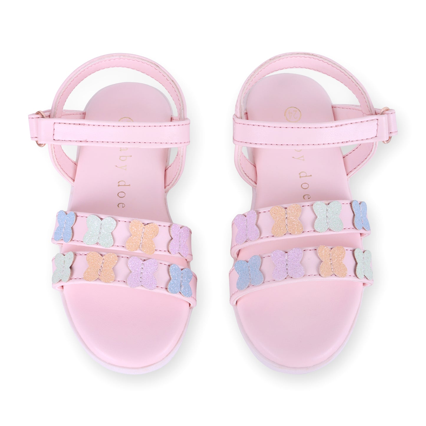 Pink Giselle Butterfly Sandals