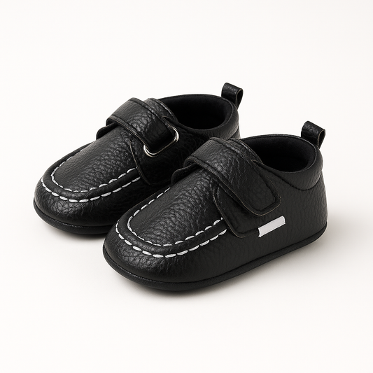 Black Velcro Loafers