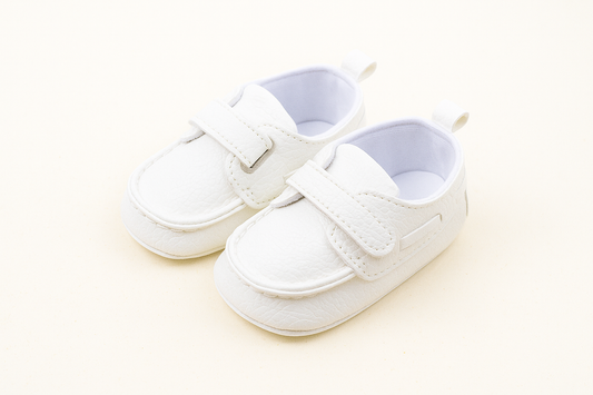 White Velcro Loafers