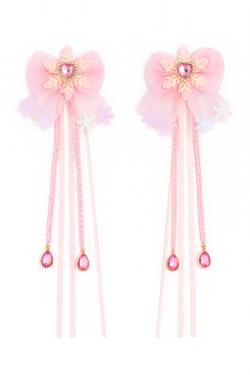 Pink Elsa Hair Clips