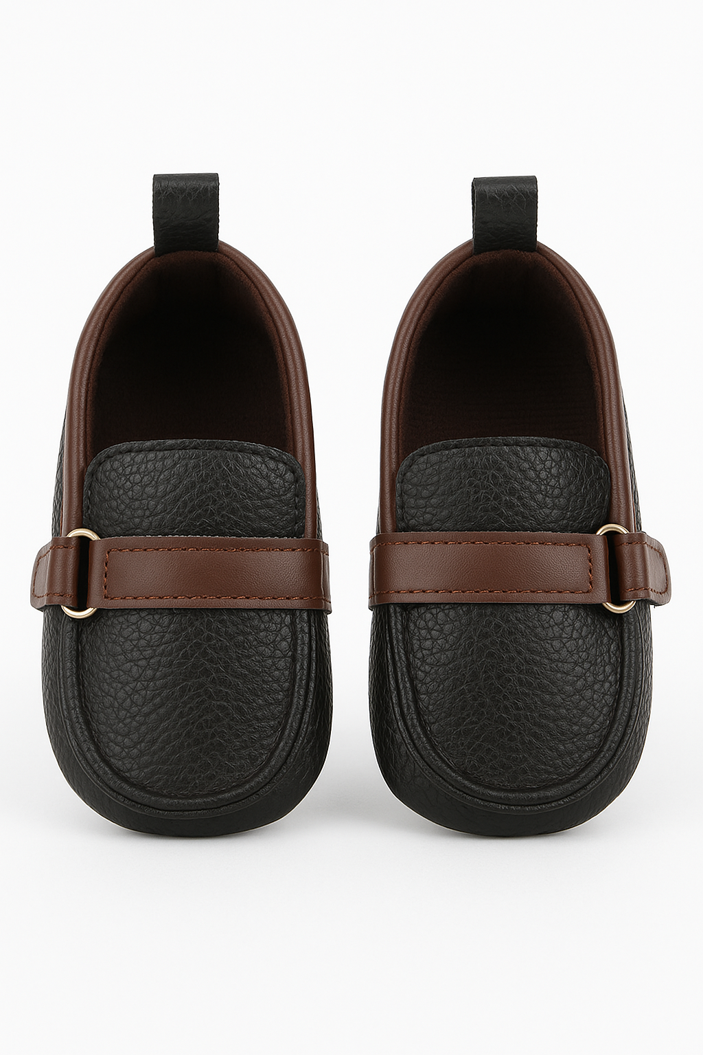 Black with Brown Peterpan Prewalker