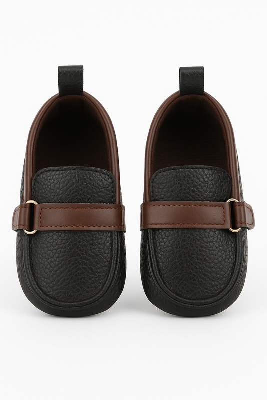 Black with Brown Peterpan Prewalker