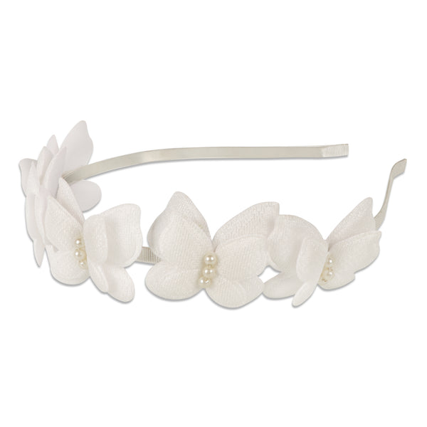 White butterfly Hairband