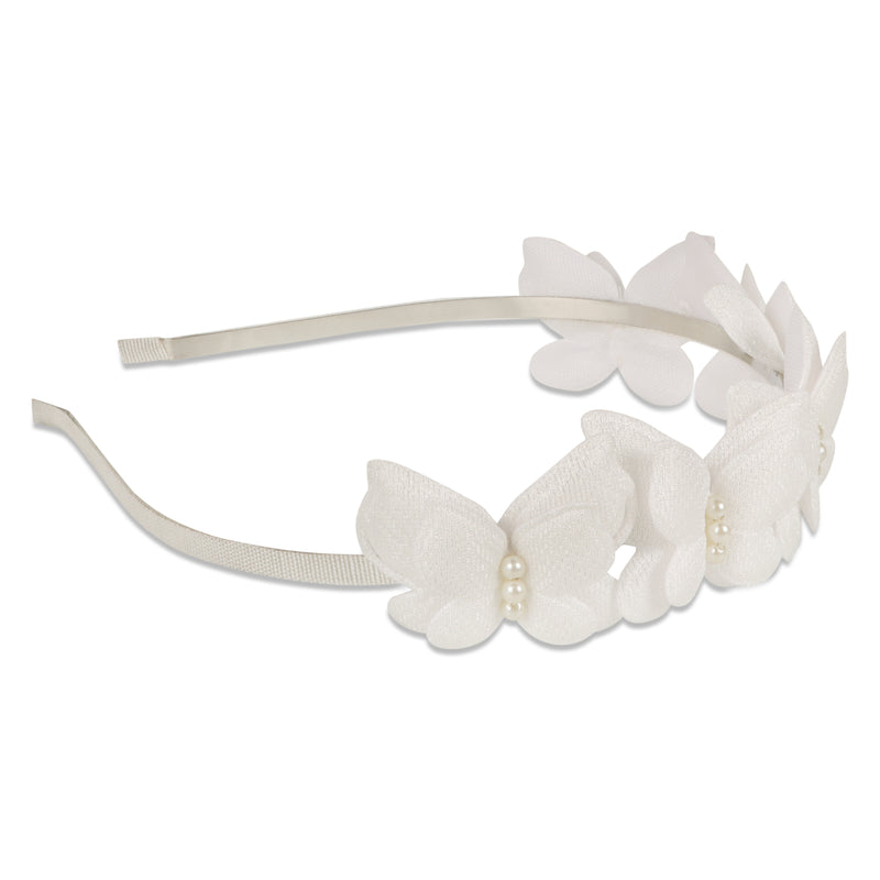 White butterfly Hairband