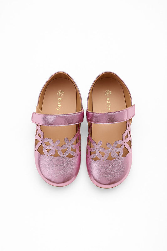 Metallic Pink Flower Power Ballerina