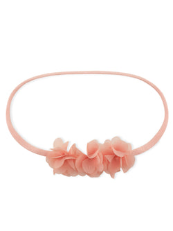 Pink flower hairband